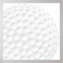 golf ball poster
