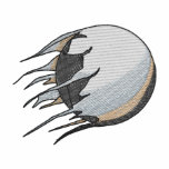 Golf Ball (shredded) embroidered shirts