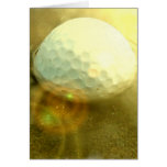 Golf Ball Stuck in the Mud Greeting Card