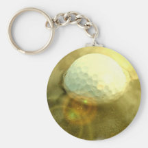 Golf Ball Stuck in the Mud Keychain