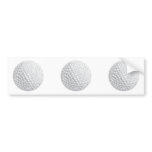 golf ball vector graphic bumper stickers
