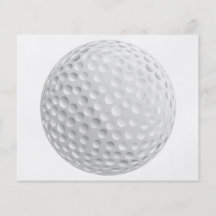 golf ball vector graphic flyer