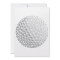 golf ball vector graphic custom announcements