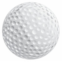 golf ball vector graphic acrylic cut out
