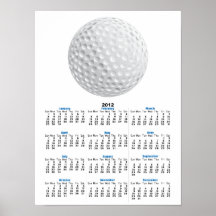 golf ball vector graphic poster