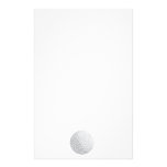 golf ball vector graphic stationery design