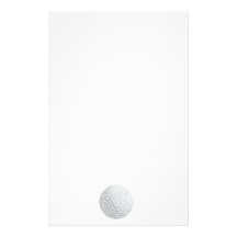 golf ball vector graphic stationery design