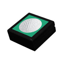 golf ball vector graphic trinket box