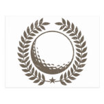 Golf Ball Vintage Design Postcards
