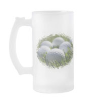 Golf Balls Beer Mug