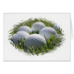Golf Balls Greeting Card