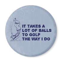 Golf Balls Refrigerator Magnet