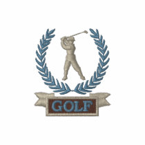 Golf Banner Logo Polo Shirt