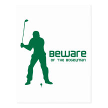 Golf - Beware Of The Bogeyman Postcards