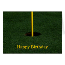 Golf Birthday Card