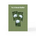 Golf Birthday Card -- Golf Balls for Your "Birdie"