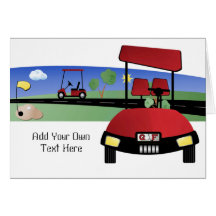 Golf Buggy Card