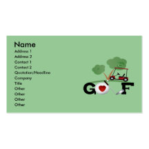 Golf Business Card Template