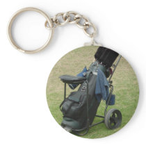 Golf Cart Bag Keychain