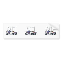 golf cart graphic bumper stickers