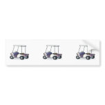 golf cart graphic bumper stickers