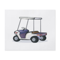 golf cart graphic flyer design