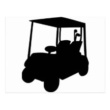 Golf Cart Postcards