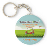 Golf Cart Tires N More Key Chain keychains