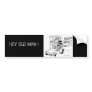 GOLF CARTOON BUMPER STICKER