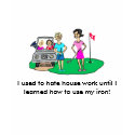 Golf Cartoon Lady's Shirt