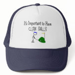 Golf "CLEAN BALLS"  Golf Humour Gifts hats