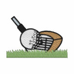Golf Club And Ball embroidered shirts