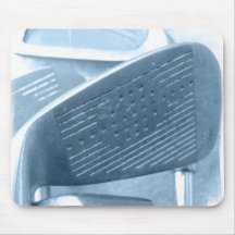 Golf Club Collage Mouse Pad