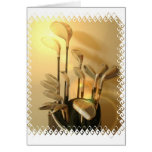 Golf Clubs Greeting Card