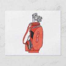 golf clubs personalized flyer