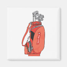 golf clubs refrigerator magnets