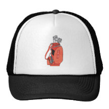 golf clubs trucker hats