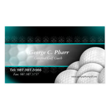 Golf Coach Business Card