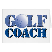 Golf Coach Card