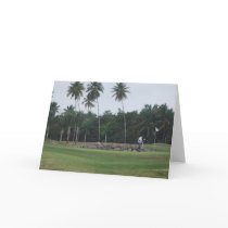 Golf Country Club Greeting Card