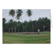 Golf Country Club Greeting Card