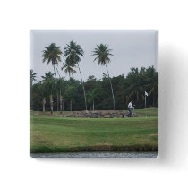 Golf Country Club Magnet Pinback Button