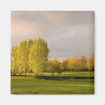 Golf Course in Autumn Magnet