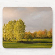 Golf Course in Autumn Mouse Pad