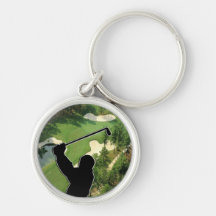 Golf Course Key Chain