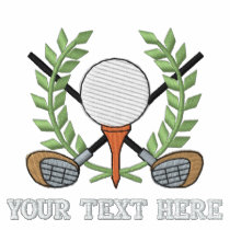 Golf Crest - add your text - father's day Polo
