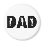 Golf Dad Gift Refrigerator Magnets