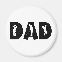 Golf Dad Gift Magnets
