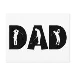Golf Dad Gift postcards