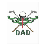 Golf Dad Post Cards